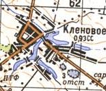Topographic map of Klynove