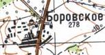 Топографічна карта Борівського
