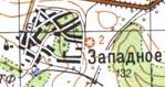 Topographic map of Zapadne