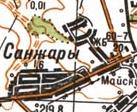 Topographic map of Sanzhary