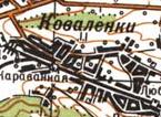 Топографічна карта Коваленок