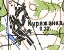 Topographic map of Kuryazhanka