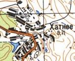 Топографічна карта Хатнього