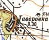 Топографічна карта Таверівки