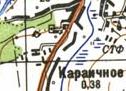 Топографічна карта Караїчного