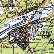 Topographic map of Guty