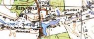 Топографічна карта Леськівки
