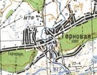 Topographic map of Ternova