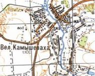Topographic map of Velyka Komyshuvakha