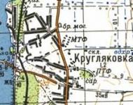 Topographic map of Kruglyakivka