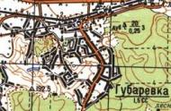 Topographic map of Gubarivka