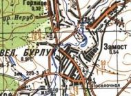 Topographic map of Velykyy Burluk