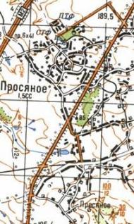 Topographic map of Prosyane