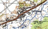 Топографічна карта Любівки