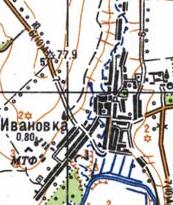 Topographic map of Ivanivka