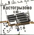 Топографічна карта Костогризового