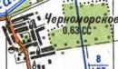 Topographic map of Chornomorske