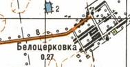 Topographic map of Bilotserkivka