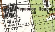 Topographic map of Chervone Podillya