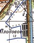 Topographic map of Plodove