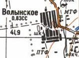 Топографічна карта Волинського