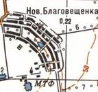 Topographic map of Nova Blagovischenka
