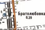 Топографічна карта Братолюбівки