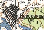 Топографічна карта Новокаїрів