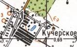 Topographic map of Kucherske