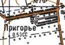 Топографічна карта Пригір'я
