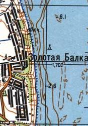 Topographic map of Zolota Balka