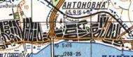 Топографічна карта Антонівки