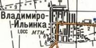 Topographic map of Volodymyro-Illinka