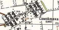 Топографічна карта Самійлівки
