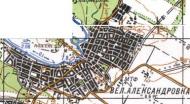 Топографическая карта Великой Александровки