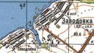Topographic map of Zavodivka