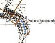 Топографічна карта Нововоскресенського