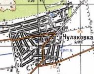 Топографічна карта Чулаківки