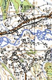 Topographic map of Kupka