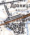Topographic map of Dranytsya