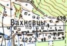 Topographic map of Vakhnivtsi