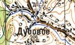 Топографічна карта Дубового