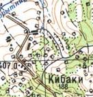 Topographic map of Kybaky