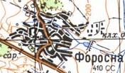 Топографічна карта Форосної