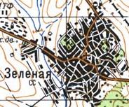 Topographic map of Zelena