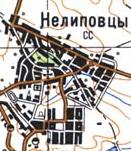 Topographic map of Nelypivtsi
