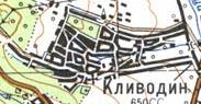 Topographic map of Klivodyn
