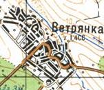 Topographic map of Vitryanka