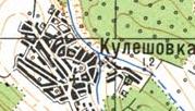 Топографічна карта Кулішівки