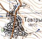 Topographic map of Tovtry